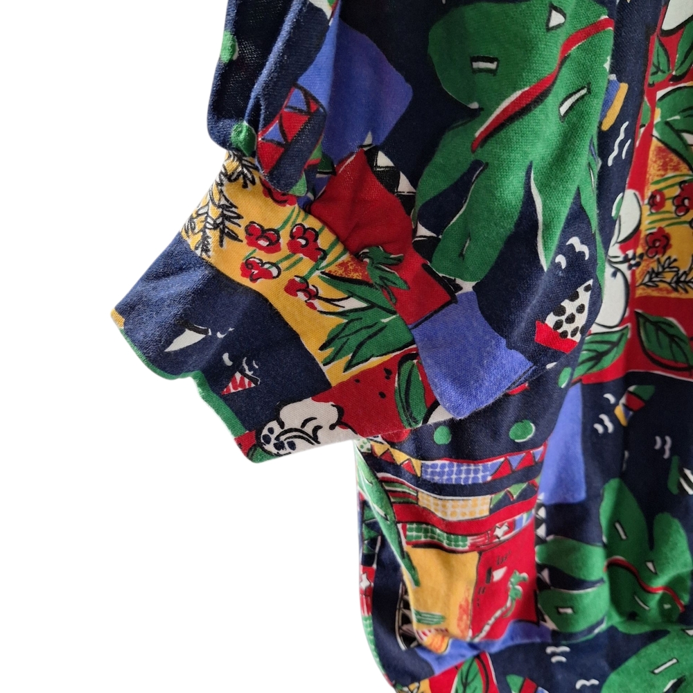 Colorful Patterned Women's Top - Picture 3 of 6